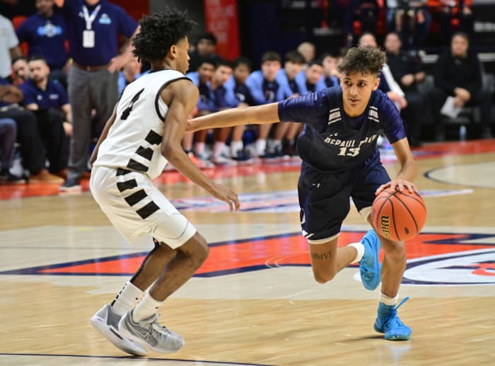 DePaul Prep Mount Carmel Illinois boys basketball March 9 2024 Tim Vizer 26790